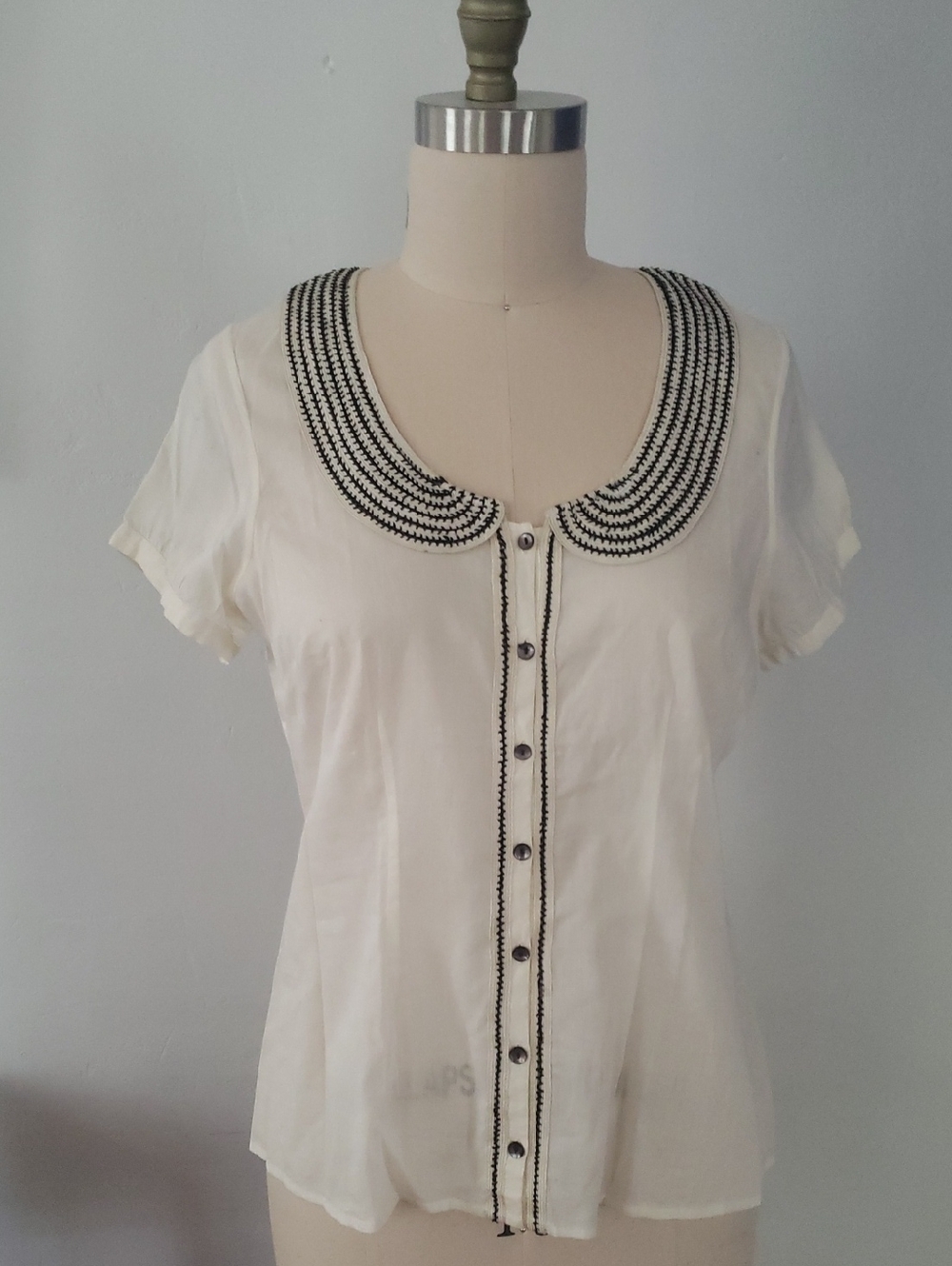 VIOLA (Anthropologie)   fitted blouse sz.12